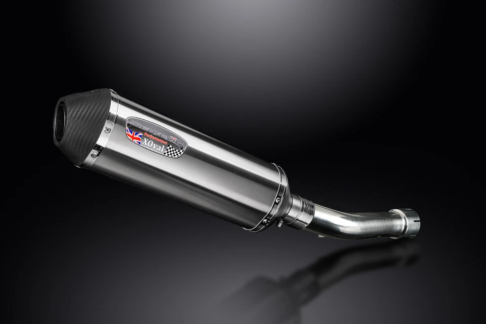 雅马哈 FZ-1 Fazer FZS1000 2006-2014 13.5 英寸 X-Oval 不锈钢排气消声器套件 — 第 3/4 张图片