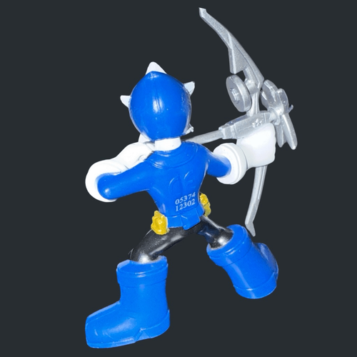 Minifiguras Bandai Power Rangers Samurai listas para la batalla Blue Ranger B7 - Imagen 3 de 3