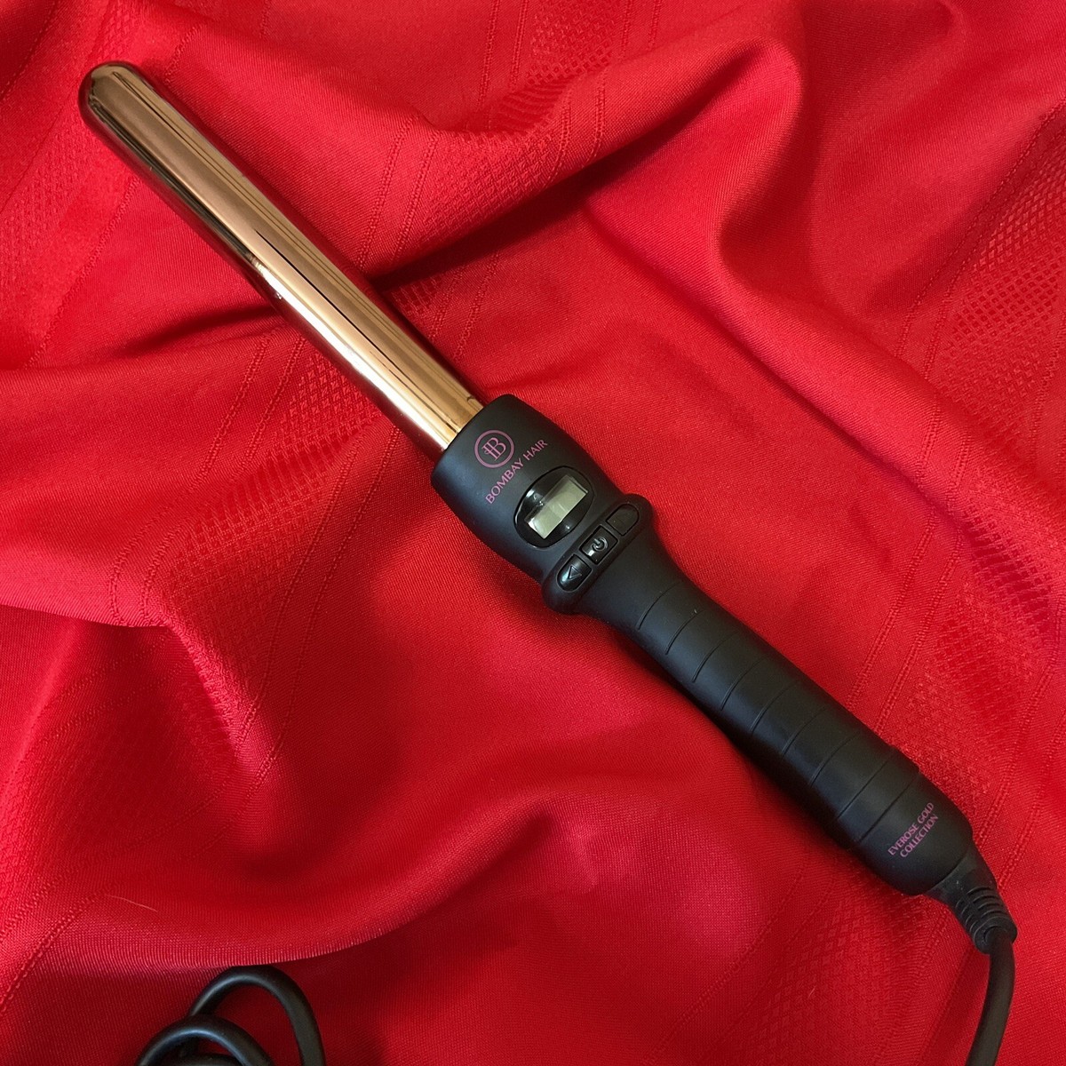 BOMBAY HAIR Pro Curling Wand HT225 … 32mm … Rose Gold  display picture 2