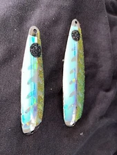 High Percentage Salmon Trolling Spoon With Hyper Vis Tape Not Paint 3 3/4”