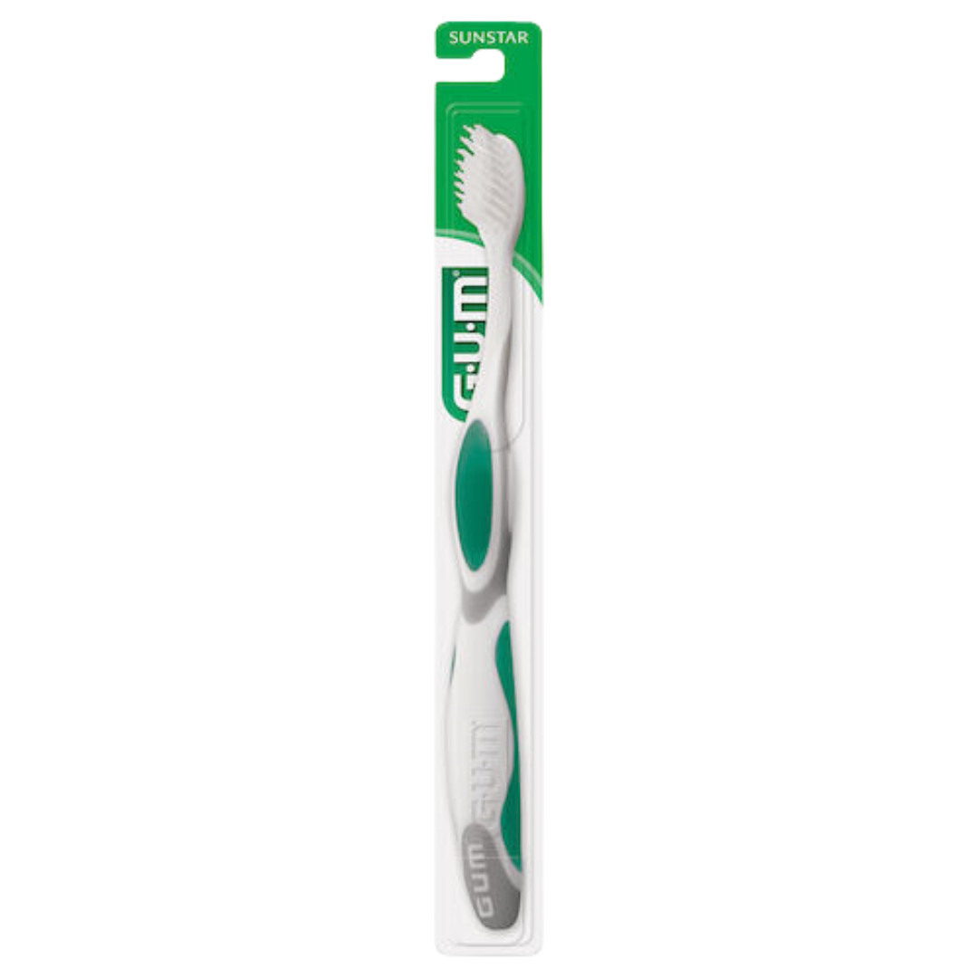 Sunstar GUM Summit Toothbrush 509P, Compact Sensitive Tapered Toothbrush 24-Pack