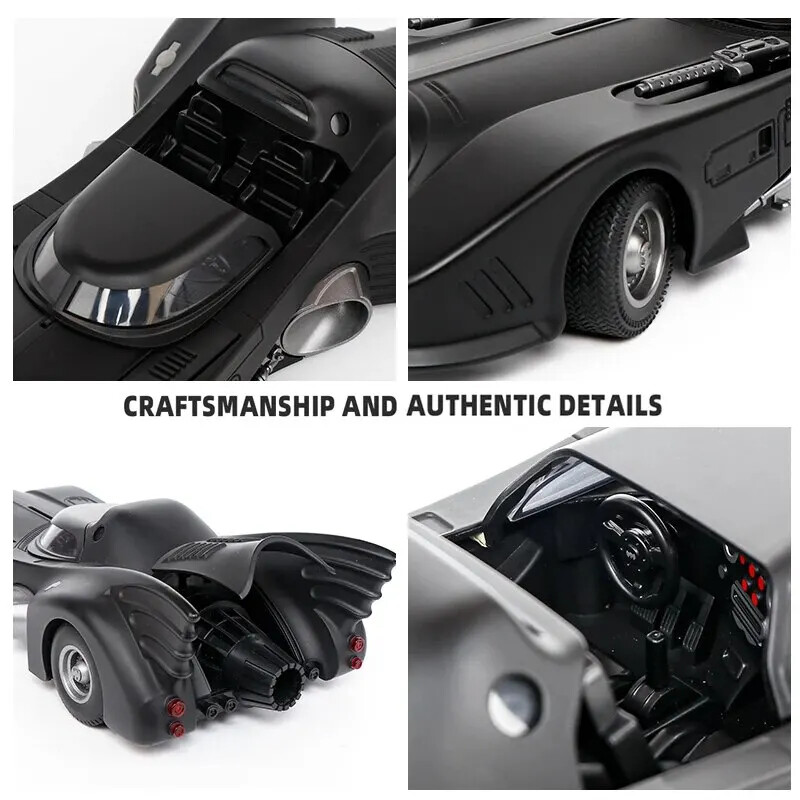1:18 1989 Batmobile Die-Cast Car Model with Batman Figure