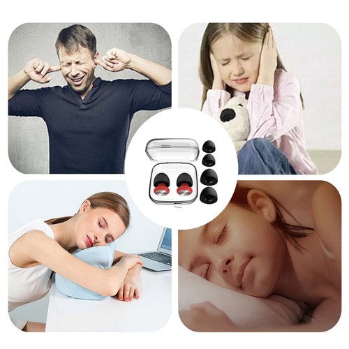 Anti-Noise Ear Plugs Sleep Snoring Earplugs Noise Cancelling For Sleeping Noise - Picture 8 of 14