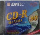 BASF EMTEC CD-R AUDIO MAXIMA 80 MINS / Music CDR Blank Recordable Disc – NEW
