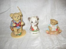3 teddy bears Cherished teddies ABC and 123 Bialosky Treasury fishing MORE