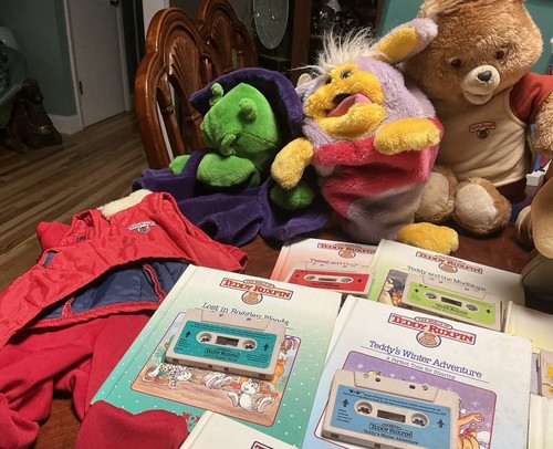 Teddy Ruxpin & Grubby , Other, Wooly, Tweeg, And Books, Tapes, Outfits, And Cord - Picture 3 of 13