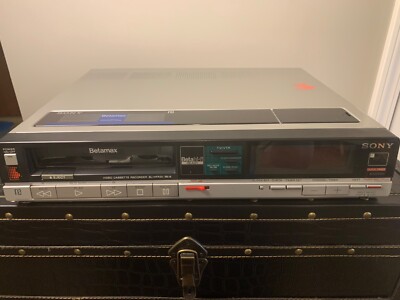 Sony Betamax SL-HFR30 Video Cassette Recorder Remote + Cleaning Tape -See Detail