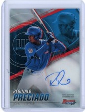 2021 Bowman's Best Reginald Preciado Best of 21 On Card Autograph Refractor