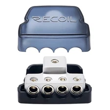Recoil DB14 4 Way Power Distribution Block for Car Audio Amplifier Splitter