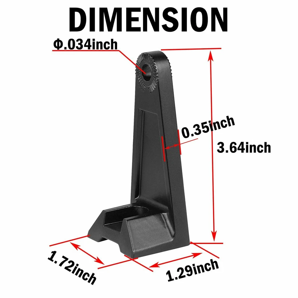 2 PIEZAS Soportes de Montaje Universales Aleación de Aluminio Barra de Luz de Trabajo LED Giratoria Lateral Foto 3 de 4