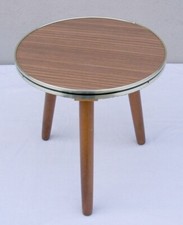 TABLE BASSE - FORMICA -  VINTAGE 70' - ANCIEN - TABLE A FLEURS - SELLETTE - TB03