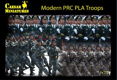 CAESAR MINIATURES 1/72 - Modern Wars H105 Modern PRC PLA Troops - limited box