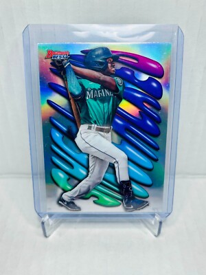 2023 Topps Bowman's Best Shellacked FELNIN CELESTEN Refractor #SH-21 Mariners