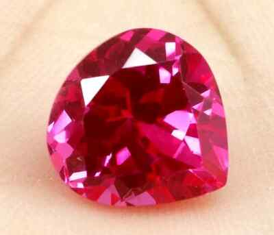 3.55 CT Natural  Pink Ruby Heart Shape From Mozambique Loose Gemstone