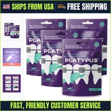 Orthodontic Flossers for Braces Dental Picks USA Made White 30 Count Pack of 4