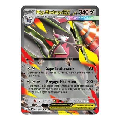 Méga-Minotaupe EX 065/084 🇫🇷 Carte Pokémon ME05 Nuit Noire ME5 NM TCG Card - Photo 1/4