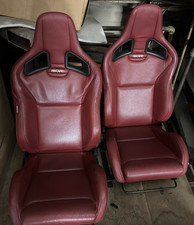 1 Pair Of Recaro Seats Redmaroon