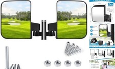 Adjustable Golf Cart Side Rear View Mirrors for Club Car EZ GO Yamaha and