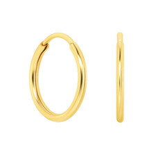 316L Surgical Steel Hinged Sleeper Hoop Rings Nose Ear Cartilage Piercing