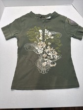 Mary Kate & Ashley Shirt - 90&rsquo;s - Size 10/12 Green Floral Print