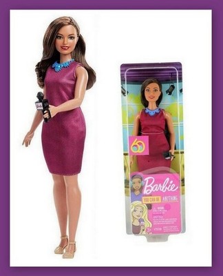 Barbie You can be anything Journalistin Puppe Mattel GFX27 NEU!