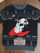 Mondo Friday The 13th Christmas Sweater Menβs Small Halloween Horror S Rare