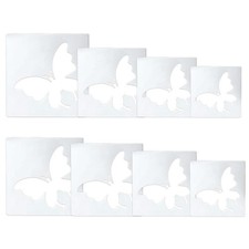 8Pcs Butterfly Stencil for Painting on 2 inches x 3 inches, 8 butterfly