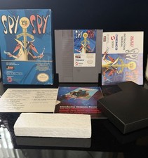 NES Nintendo Spy vs Spy CIB Complete Box Manual Reg Card Insert Kemco Seika