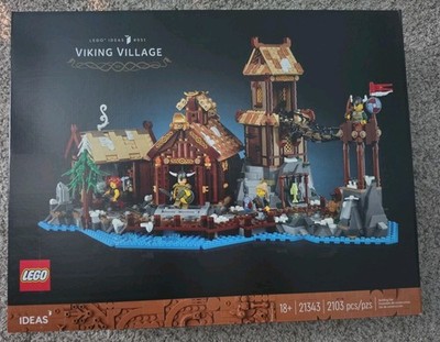 NISB - Retired Amazing! LEGO Ideas: Viking Village (21343) - Free Shipping!
