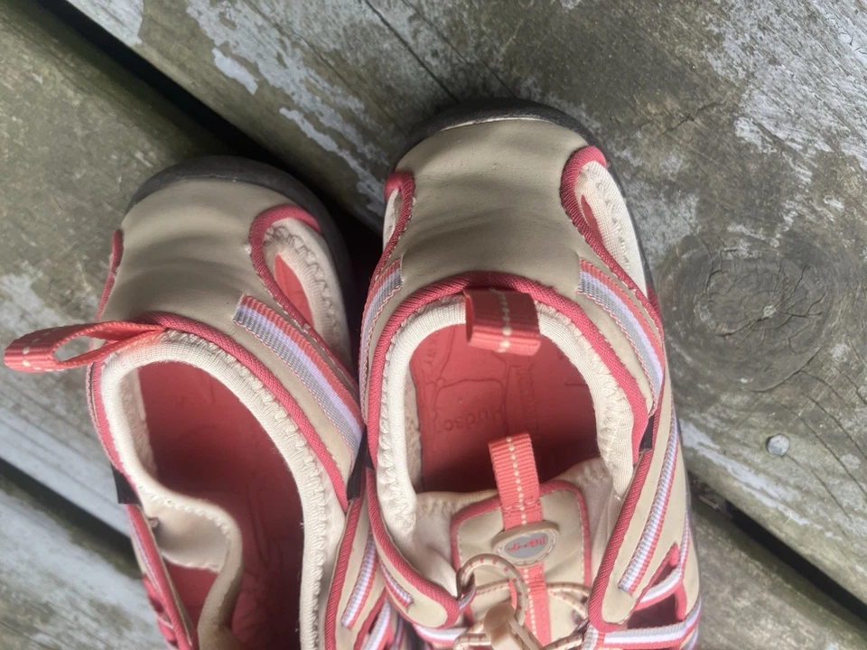 J-41 ADVENTURE ON SPORT SANDÁLIA SAPATO AQUÁTICO ROSA/VERDE FLORIDA FEMININO TAMANHO 6,5M - Imagem 2 de 4