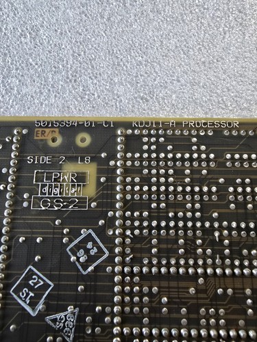 DEC, Digital Equipment Corp, KDJ11-A Processor Board DCJ11-AC Gold CPU, Vintage - Afbeelding 4 van 4