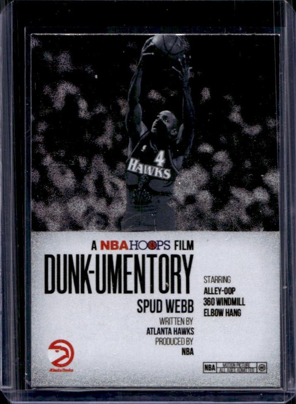 2025-26 Topps Hoops Spud Webb Dunk-umentory #D-7 Hawks