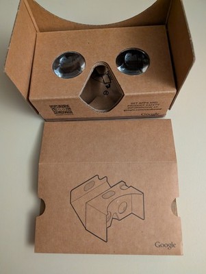 Google GE NYT New York Times Cardboard Virtual Reality Viewer VR