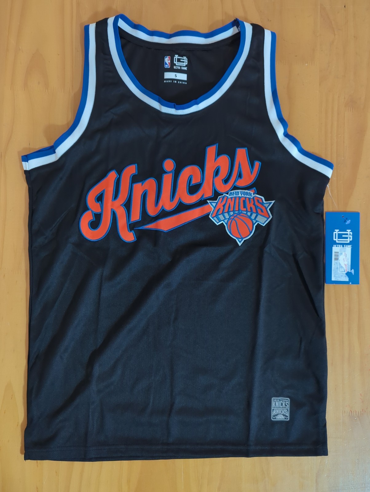 NBA New York Knicks ULTRA GAME Embroidered Jersey Tank Top Men's Small S NWT