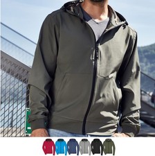 2-Lagige Herren BIONIC-FINISH®ECO Kapuzen Softshelljacke Sportjacke Outdoorjacke