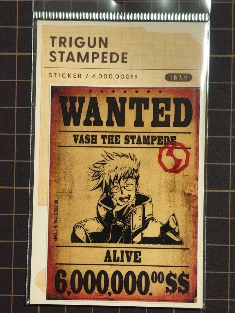 トライガン Vash the Stampede WANTEDポスター