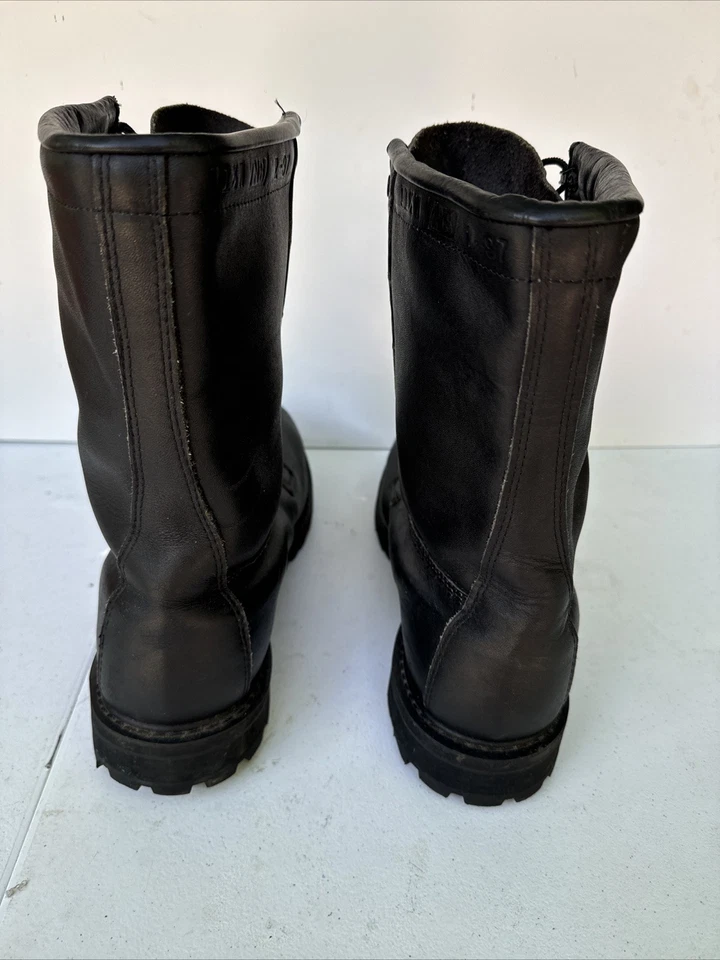 Botas Vibram Military NS 2-97 de cuero de combate aisladas negras para hombre 11,5 de ancho Foto 4 de 4