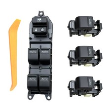 Blue LED Lighted Master Power Window Switch 8...