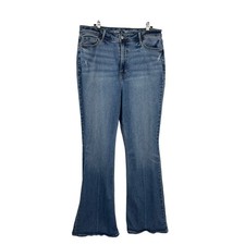 Old Navy Jeans Womens 14 Higher High Rise Flare Mary Kate Medium Wash Denim