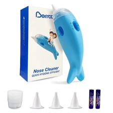 Berrcom Nasal Aspirator for Baby Electric Nose Sucker for Toddlers Nose Cleaner