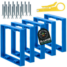 1/2" Double Gang Receptacle Outlet Box Extender - UL Listed - Electrical Outlet