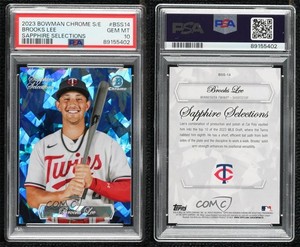 2023 Bowman Chrome Sapphire Edition Selections Brooks Lee #BSS-14 PSA 10 GEM MT
