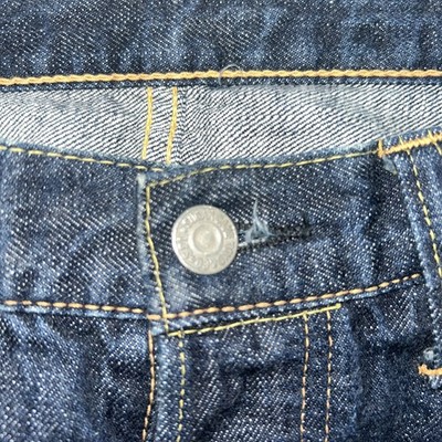 Sugar Cane 33x34 12oz Selvedge Straight Denim Jeans Blue Made In