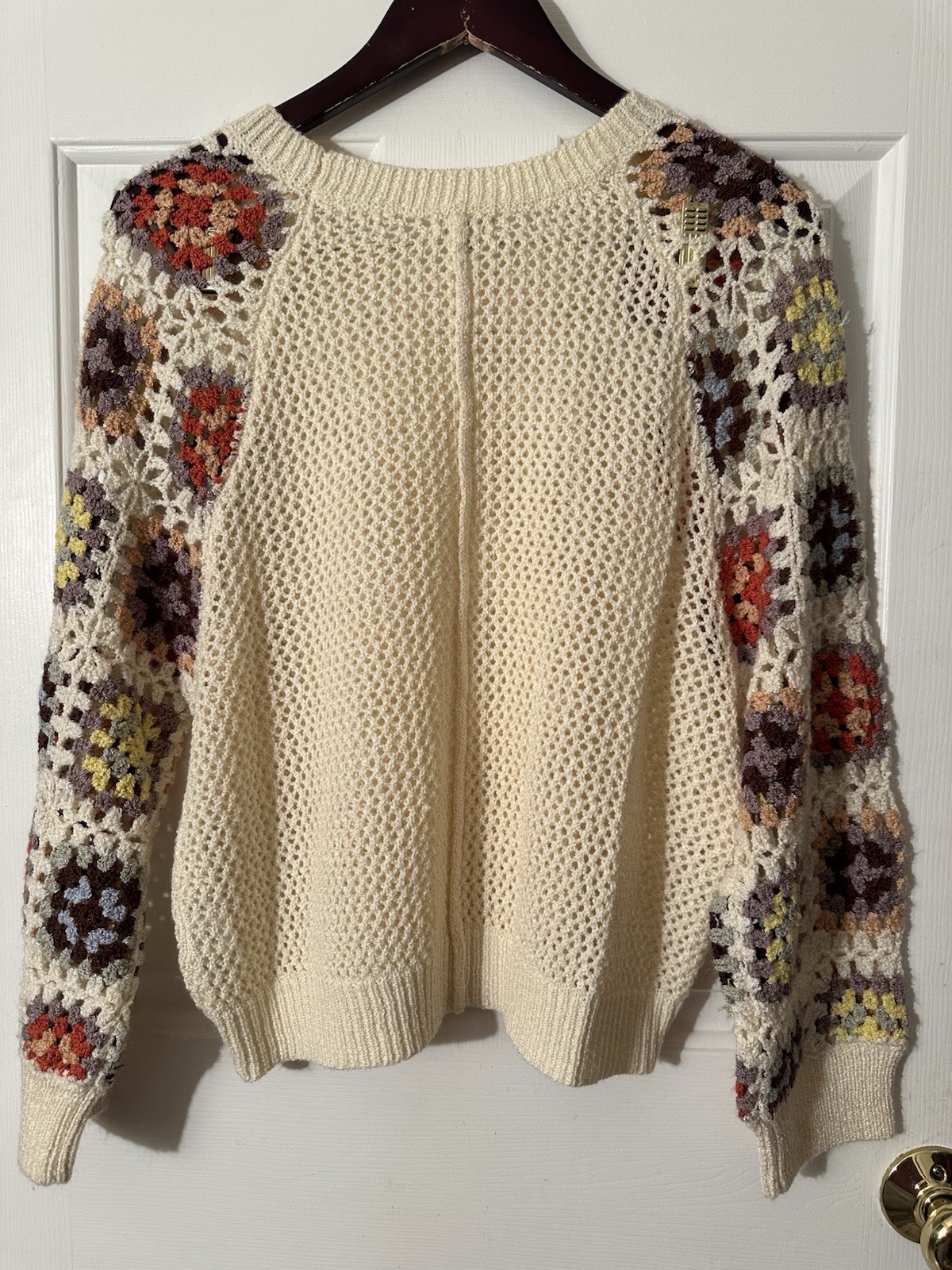 POL Sm Grandmacore Patchwork Thick Raglan Sleeve … - image 14