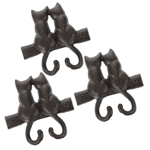  2 Pcs Ganci Per Attaccapanni Gancio Appendiabiti Da Muro Parete Ingresso - Zdjęcie 4 z 16