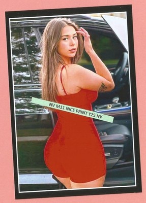 Found Photo of SOPHIE RAIN Hot Girl Next Door Beautiful Woman Model