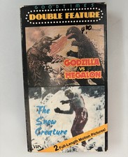 Godzilla Vs Megalon/The Snow Creature VHS Goodtimes Home Video Double Feature