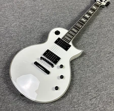 Electric Guitar White Color Mahogany Body Rosewood Fretboard Black Hardware ESP