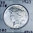 1923 P BU GEM PEACE SILVER DOLLAR UNC MS+++ U.S. MINT RARE COIN 8913
