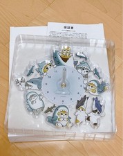 Mofusand Acrylic Wall Clock Sand Shark Nyan Cute Cat Design Collectible Gift